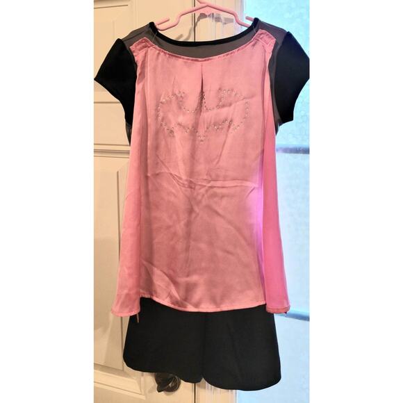 Girls Batman Halloween Costume Dress with Cape New without tags size L 10/12 - Picture 4 of 6